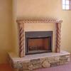Hand carved mantel
Home built by TC Builders